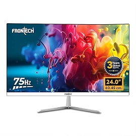 FRONTECH 60.96 cm (24 inch) HD LED TV | 1366x768 Resolution | 20W Sound Output | Multiple Ports | Black Glossy Finish (TV-0021)