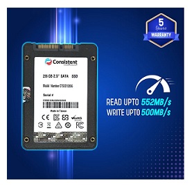 256 GB SATA SSD CONSISTENT