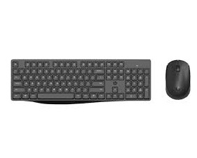 HP CS10 Wireless Keyboard Mouse Combo/2.4 GHz Wireless Connection/Ergonomic Design/Energy and Electricity Saving/Plug and Play, Intelligent Dormancy/Drop Key Cap/ 1600 dpi/Black (7YA13PA)