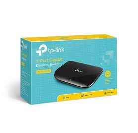 5 PORT GIGABIT DESKTOP SWITCH TPLINK TL-SG 1005D