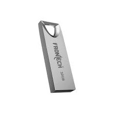 Frontech 32GB Metal USB 2.0 Flash Drive, High Speed 20 MB/s, Compact & Durable Pen Drive for Laptop, PC, Smart TV, Car Audio & More, Metallic Grey, 3 Years Limited Warranty (PND-0008)